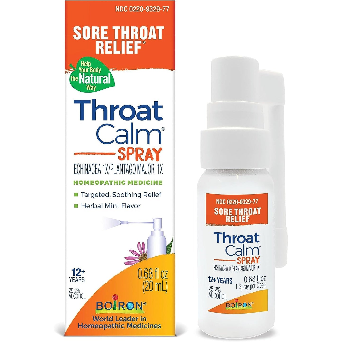 Spray ThroatCalm de Boiron – Soulagement de la gorge irritée 0,68 oz