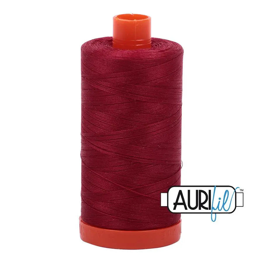 1103 Burdeos Aurifil Algodón 50wt Carrete Grande
