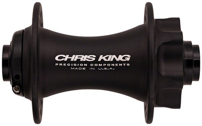 Moyeu avant Chris King Boost - 15 x 110 mm 6-Bolt Noir Mat 28H