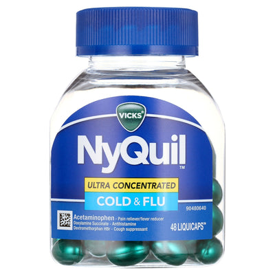 Vicks Cold & Flu Ultra Concentrated LiquiCaps