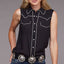 Stetson Women's Vintage Black Western Blouse - Korvel