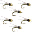 Beadhead Olive 3 Dollar Dip Serendipity Wet Fly Fishing Flies - 6 Flies Hook Size 16