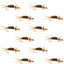 Mouches de pêche à la mouche Double Bead Prince Nymph - Taille 12 (Paquet de 12)
