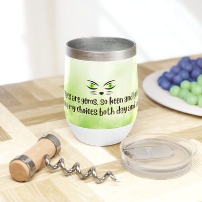 Taza de Vino Chill Judging Eyes