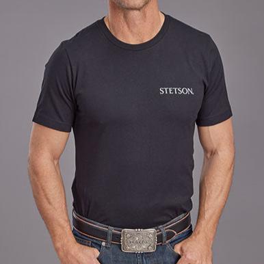 Stetson Men's Black Fishing Rodeo T-Shirt - Korvel
