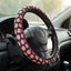 Floral Cat Steering Wheel Cover — Bloom With Attitude Edition