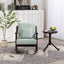 Chaise Berçante en Tissu Tissé de Style Mid-Century Moderne