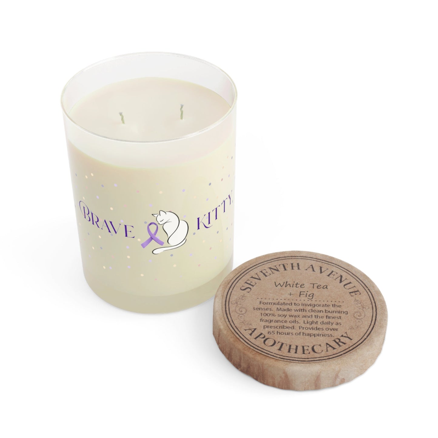 Brave Epikitty Soy Candle - Epileptic Cat Awareness