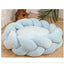 Pet kennel Fried Dough Twists dog kennel filling yarn cat kennel round universal mat detachable cat kennel dog kennel - Korvel