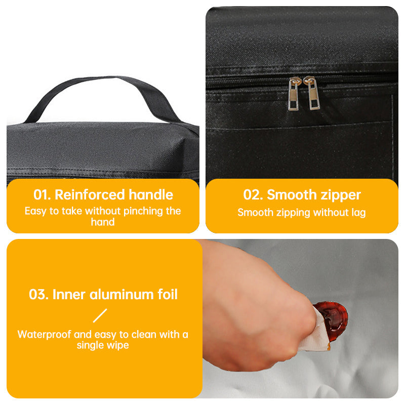 Premium Insulated Women's Lunch Bag - Stylish & Functional
