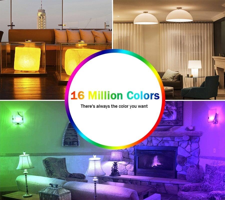 Smart RGBW LED Bulb with Remote Control - Color Changing