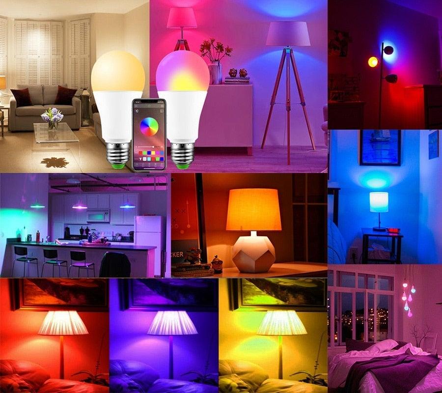 Smart RGBW LED Bulb with Remote Control - Color Changing