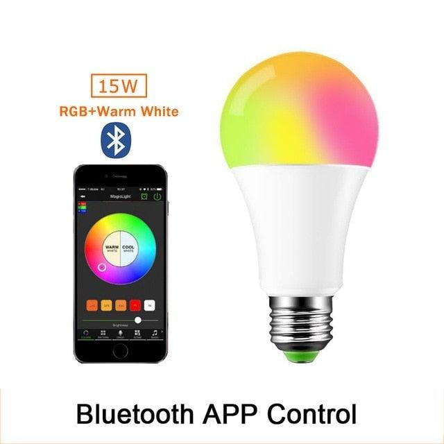 Smart RGBW LED Bulb with Remote Control - Color Changing