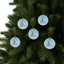 Sketchy Christmas Kitty Ceramic Ornaments - Double-Sided Design