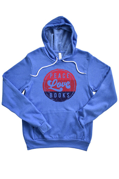 Peace Love Books Unisex Hoodie