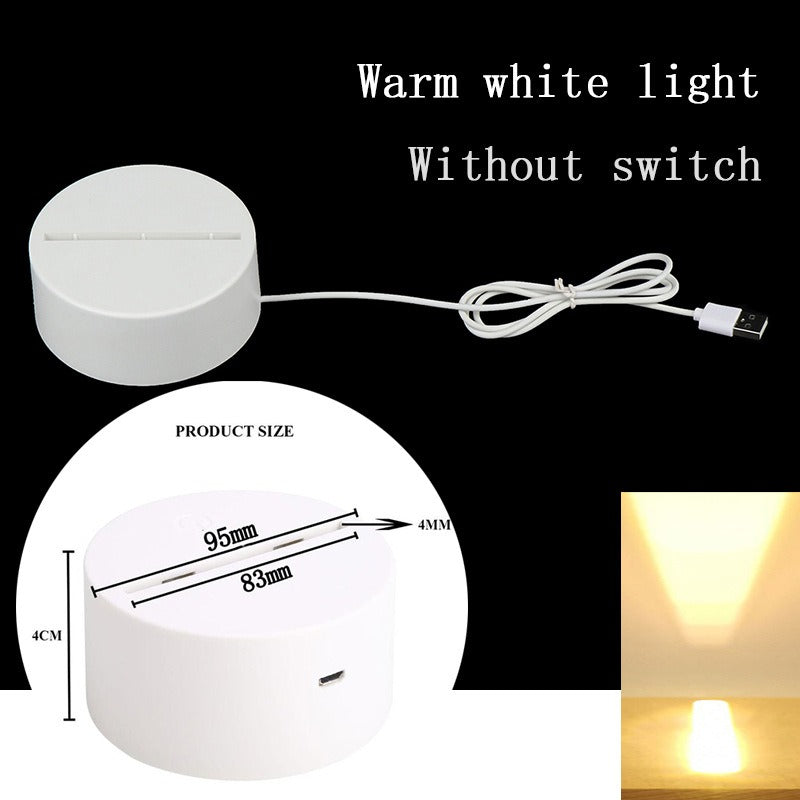 3D LED Night Light - Creative Table Lamp for All Occasions
