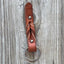 Stylish Twisted Leather Keychains with Stud Accents - Korvel