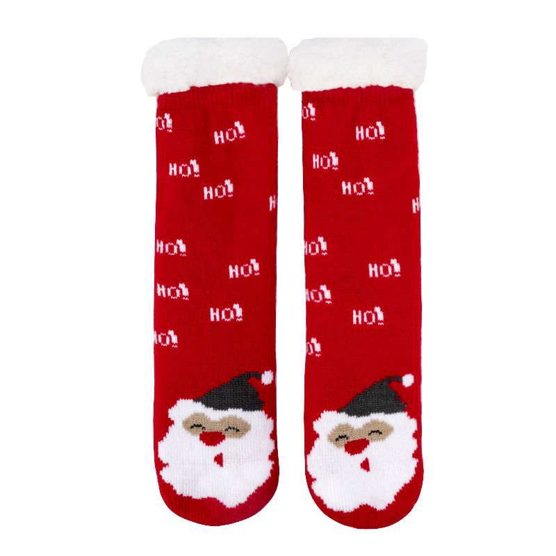 Chaussettes de Noël en peluche douces pour un confort hivernal