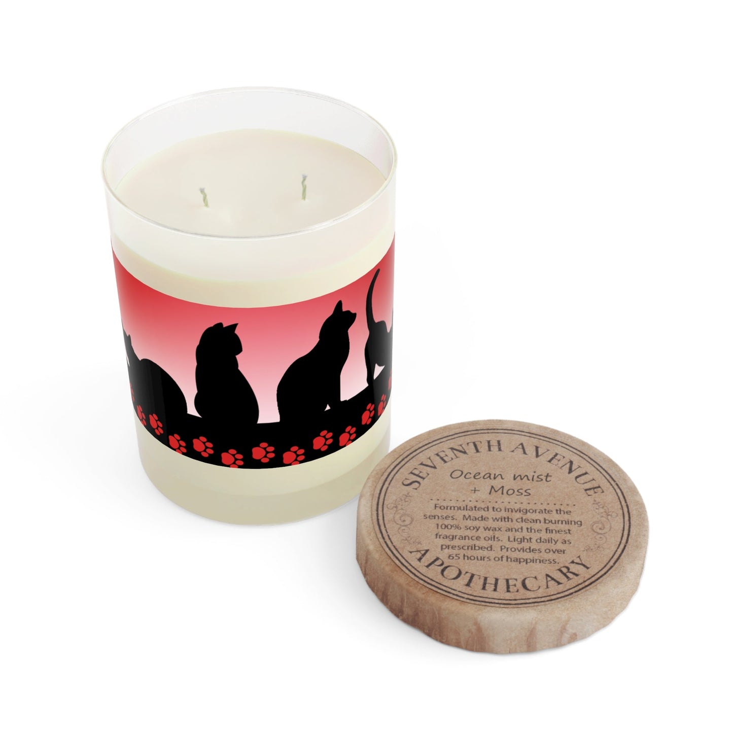 Enchanting Black Cats Scented Candle - 11oz Elegance - Korvel