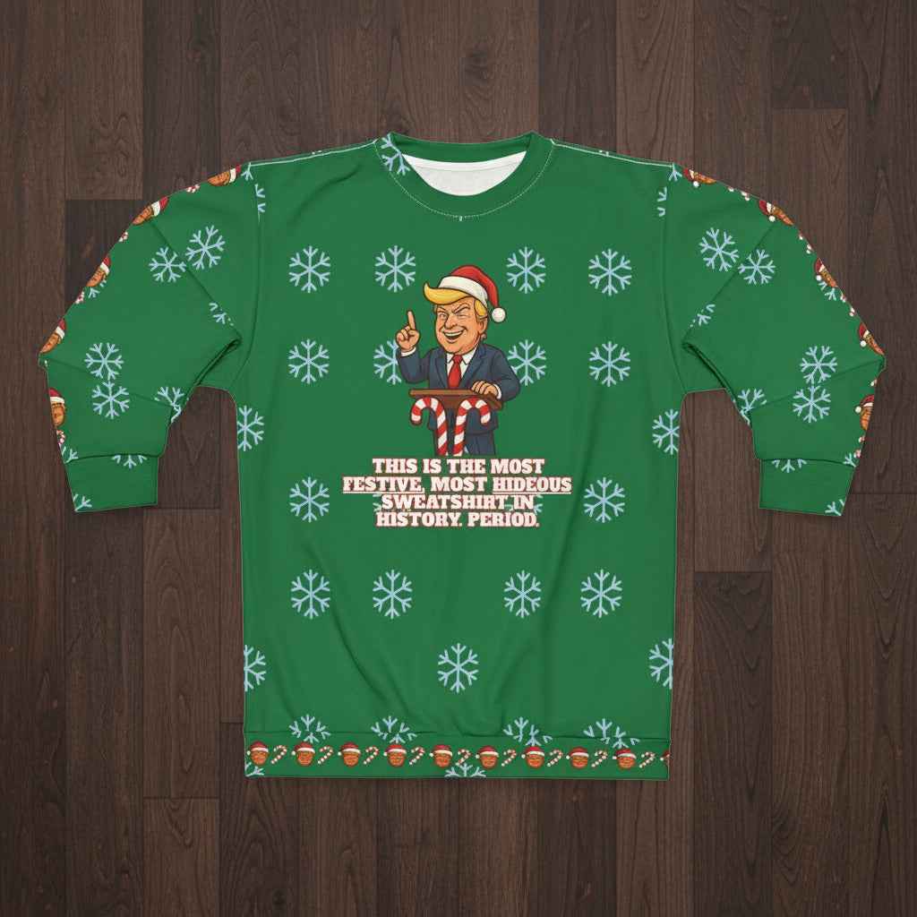 Most Hideous Christmas Sweatshirt – Parody Design