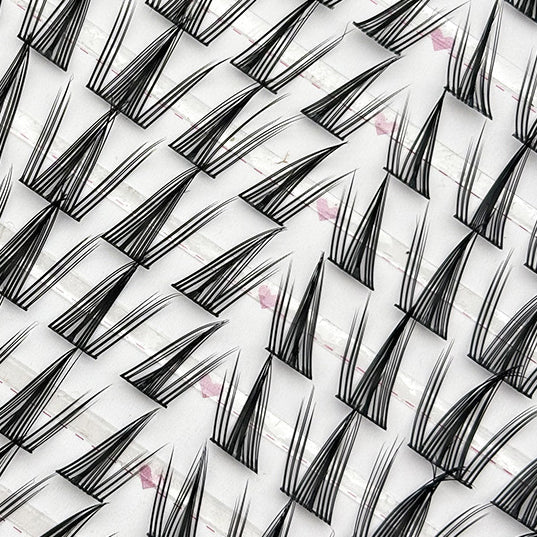 Large-capacity self-grafting eyelashes cartoon pure desire simulation natural single cluster butterfly girl 10 rows of sunflower - Korvel