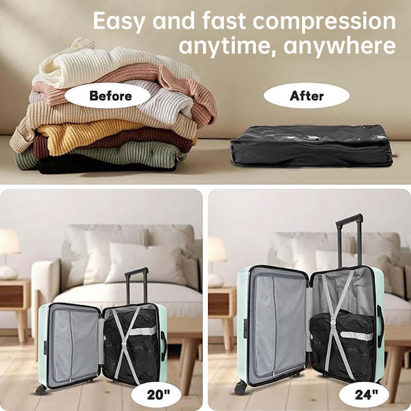 Travel essentials: Vacuum bags, luggage, clothes boxes, packing bags, accessories, compression cubes - Korvel
