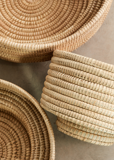 Natural Woven Dengu Basket