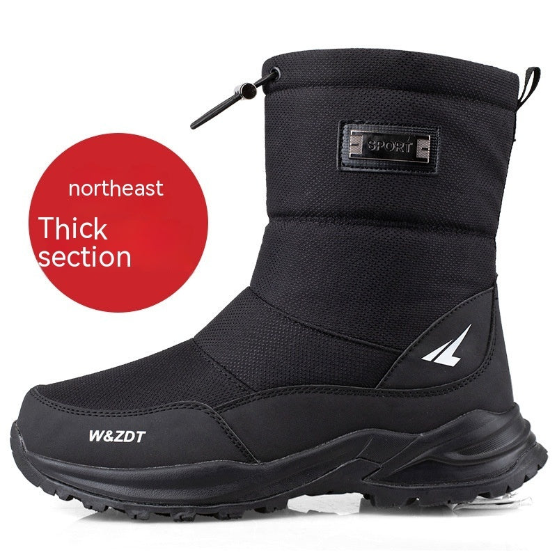 Bottes d'hiver imperméables antidérapantes pour hommes