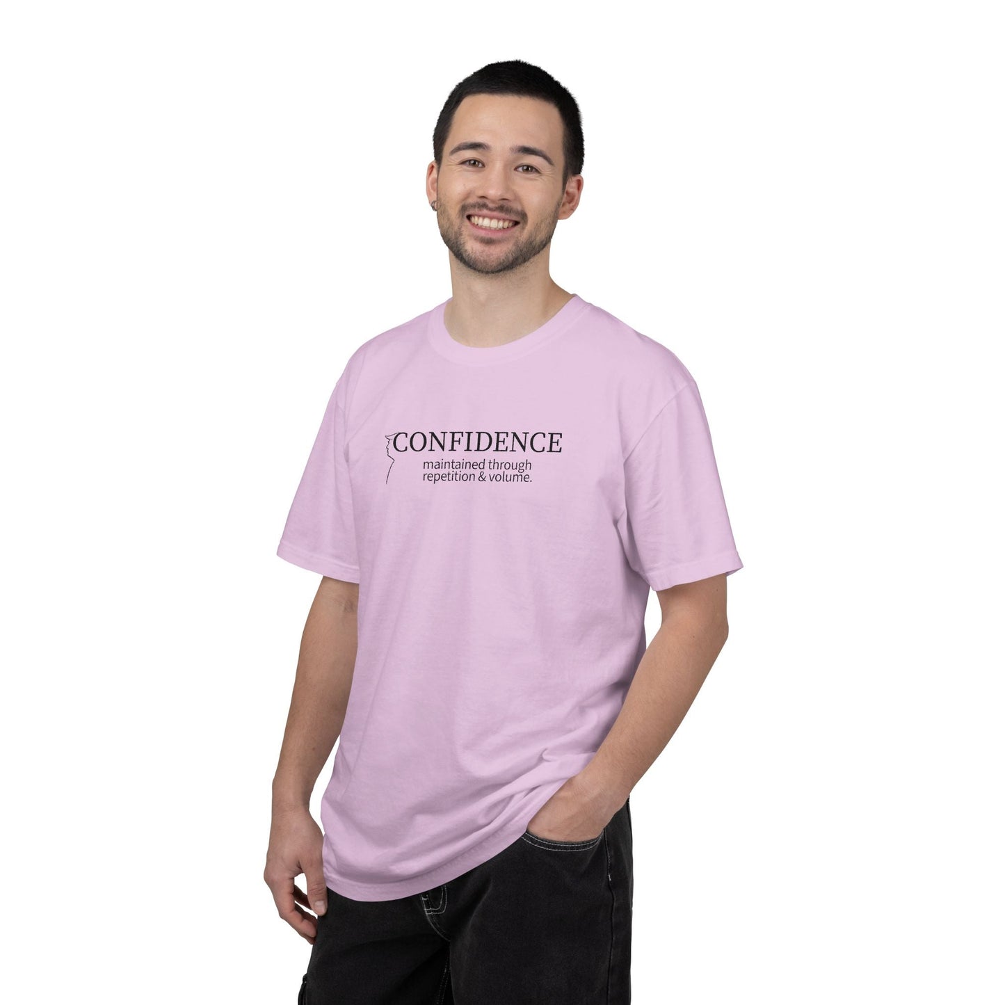 Camiseta Confidence Maintained – Edición Tipografía Minimalista