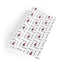 Black & White Freedom Gift Wrap – Patriotic Design