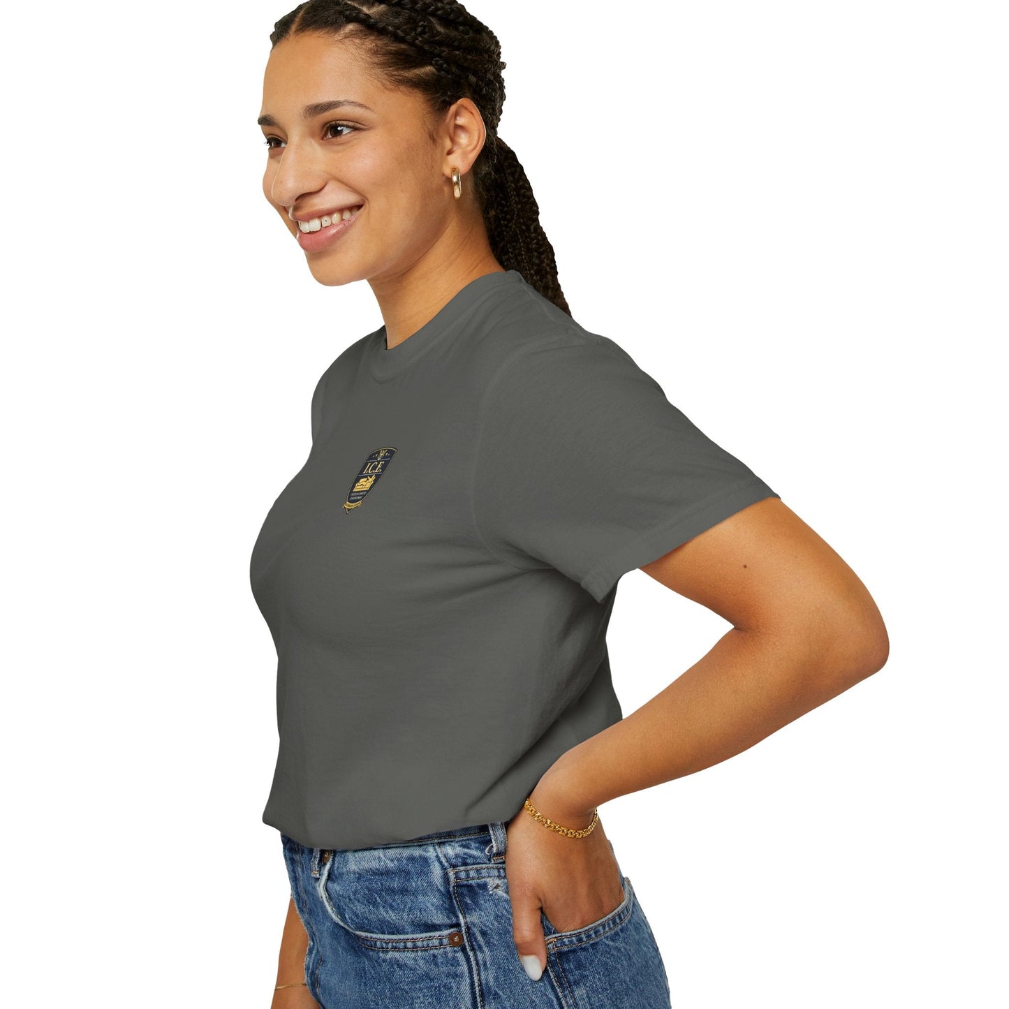 I.C.E. Badge T-Shirt | Institute of Cozy Excellence Tee