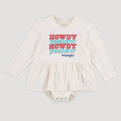 Wrangler Infant Yeehaw Onesie with Ruffles - Korvel