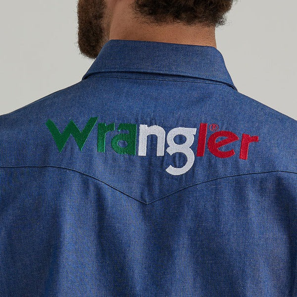 Wrangler Mexico Pride Denim Shirt - Celebrate with Style - Korvel
