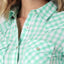 Stylish Green Plaid Button-Up Shirt for Women | Wrangler - Korvel