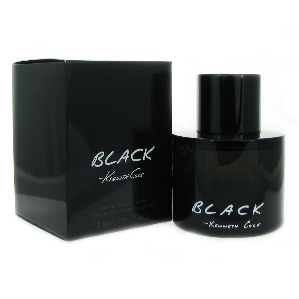 Spray Eau De Toilette Kenneth Cole Black pour hommes, 3,4 oz