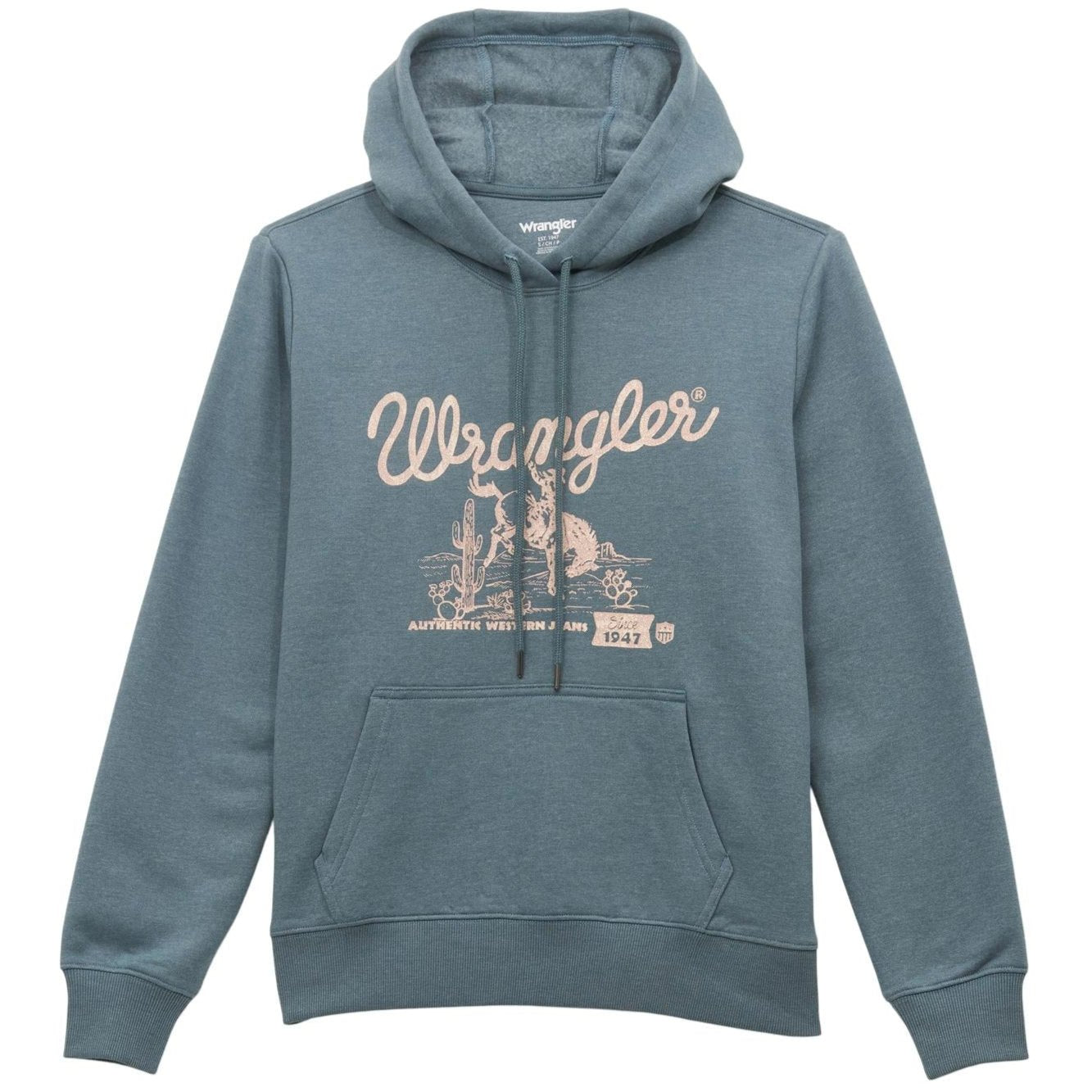 Cozy Blue Wrangler Hoodie for Women - Korvel