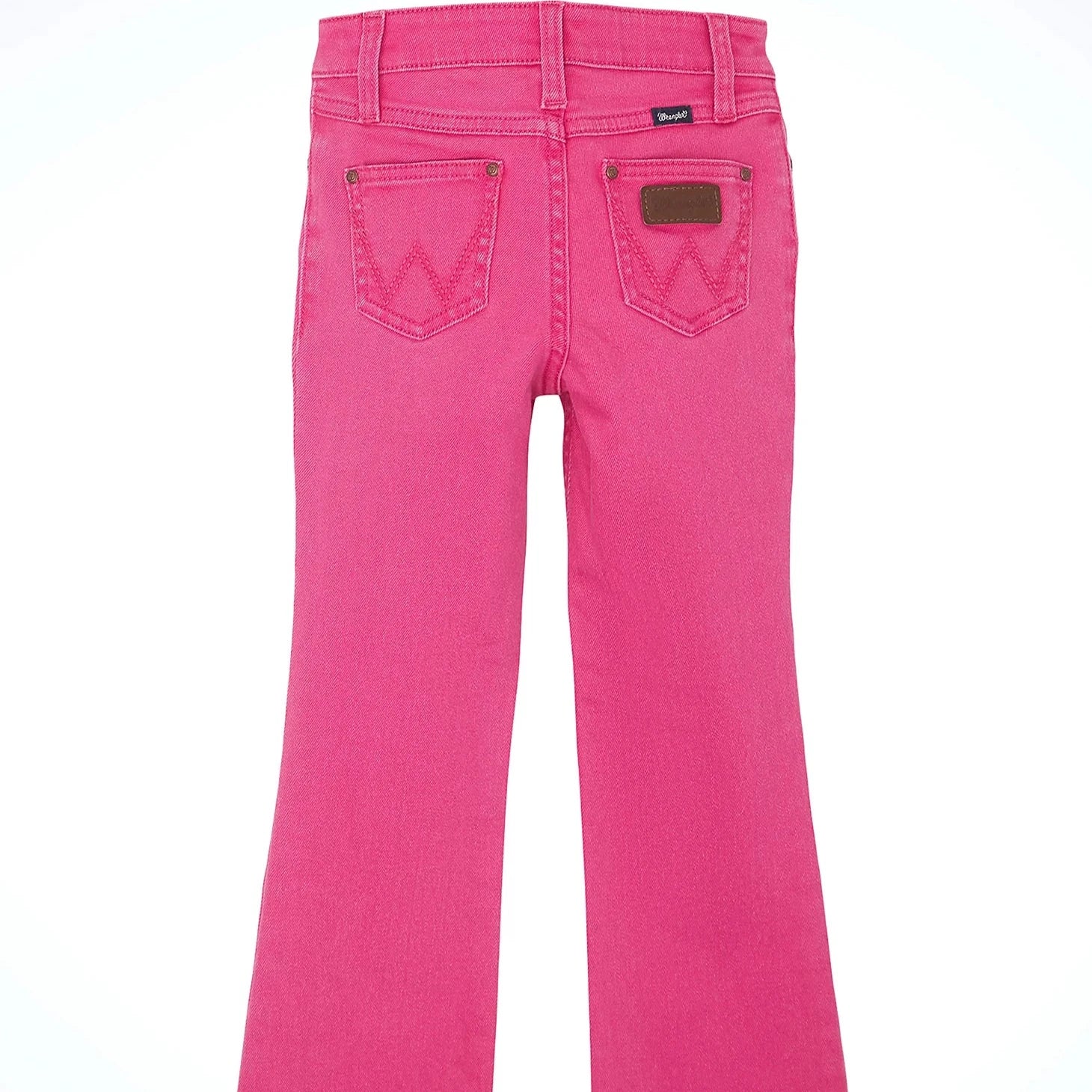 Bright Pink Bootcut Jeans for Girls | Wrangler - Korvel