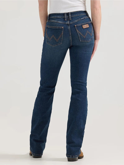 Wrangler Women's Mid Rise Mae Bootcut Jeans - Korvel