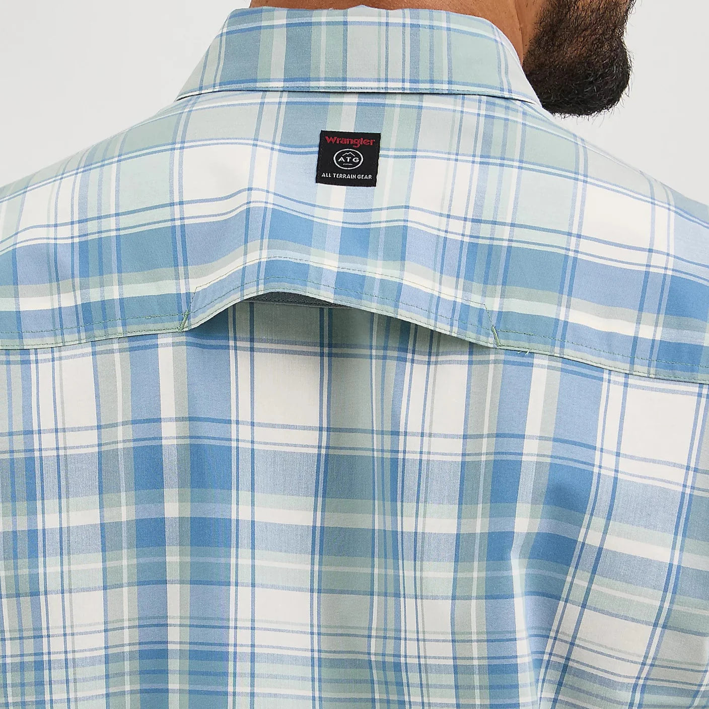 Wrangler Men's Iceburg Plaid Short Sleeve Shirt - Korvel