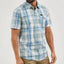 Wrangler Men's Iceburg Plaid Short Sleeve Shirt - Korvel