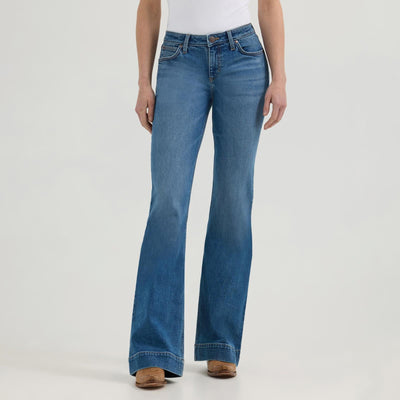 Mae Mid Rise Trouser Jeans for Women | Wrangler - Korvel