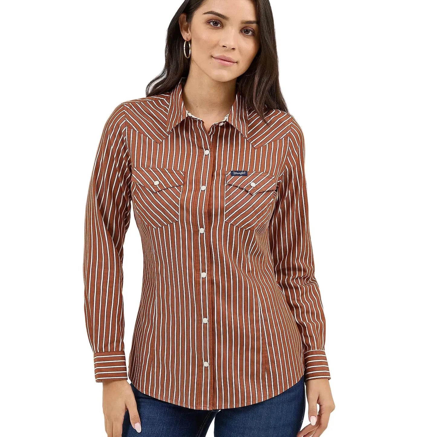 Vintage Charm | Wrangler Women's Long Sleeve Shirt - Korvel