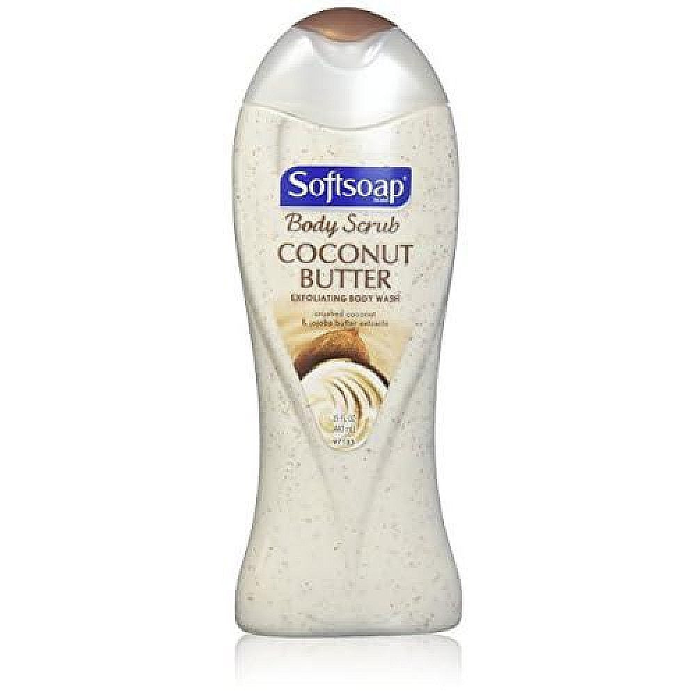 Gel de Ducha Exfoliante de Manteca de Coco Softsoap