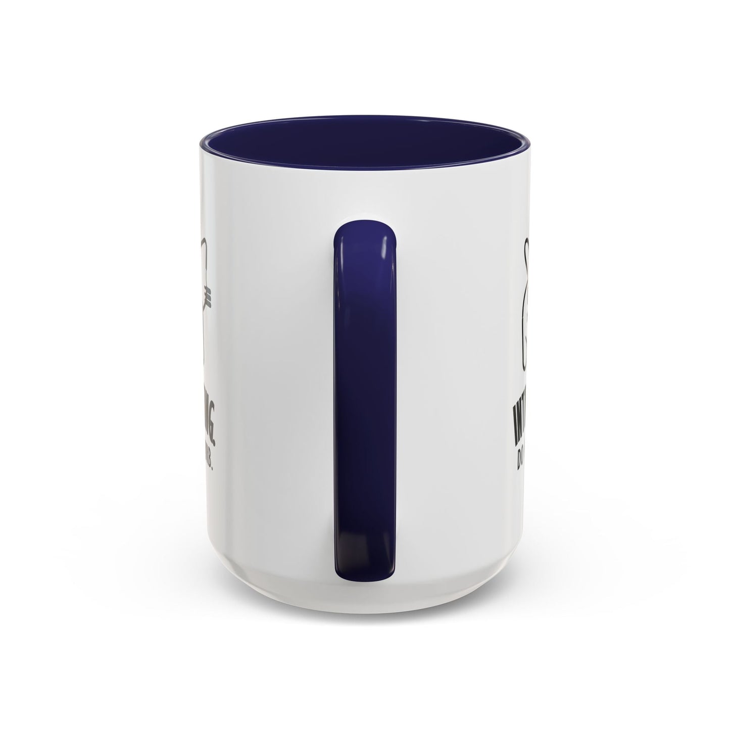 Introvertido. No molestar. Taza de café de gato en dos tonos