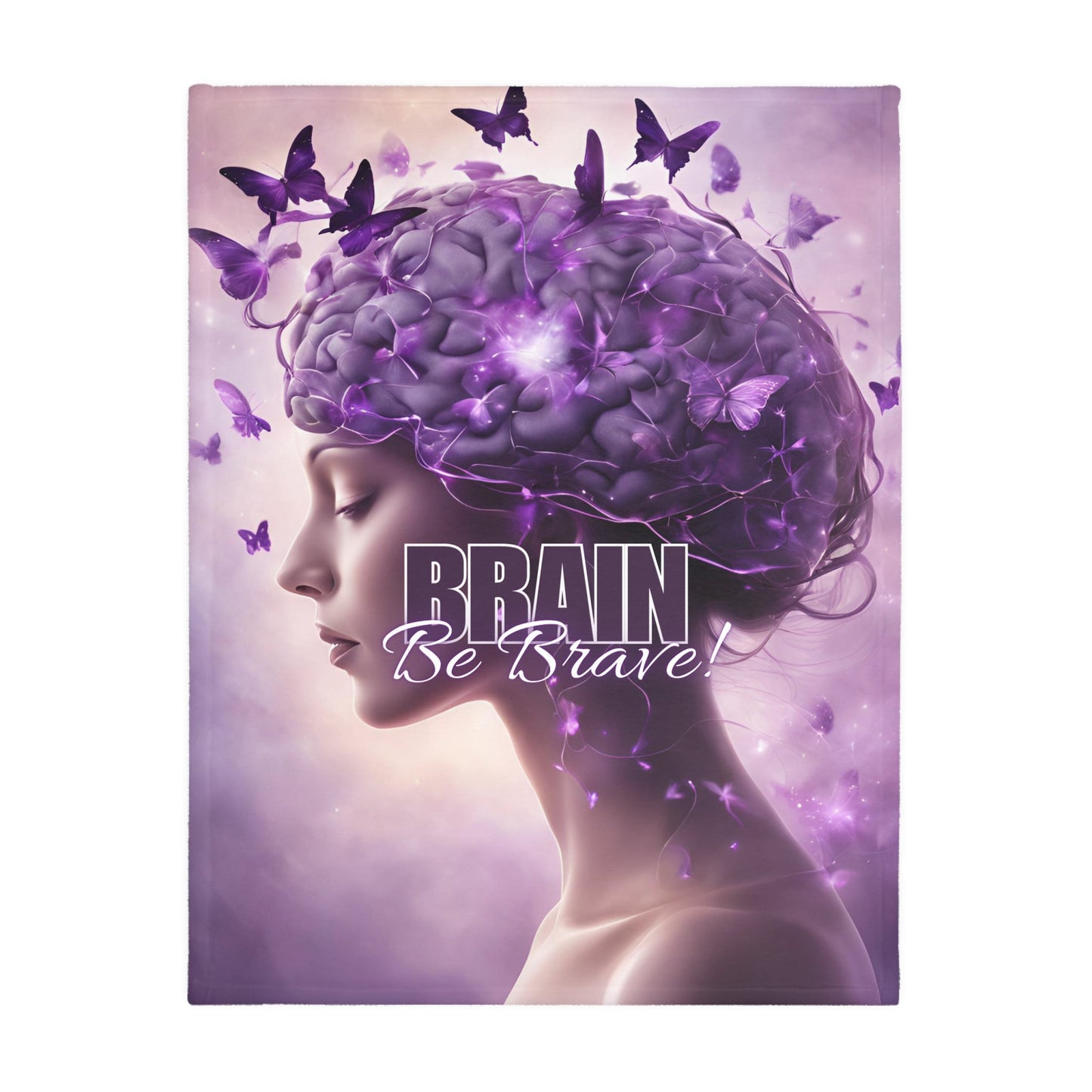 Manta de Microfibra Velveteen Brain Be Brave