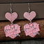 Heart Shape Wooden Earrings - Korvel