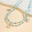 Beach Pearl Fan Shell Rice Bead Waist Chain Waist Chain Sexy Bead Body Chain - Korvel