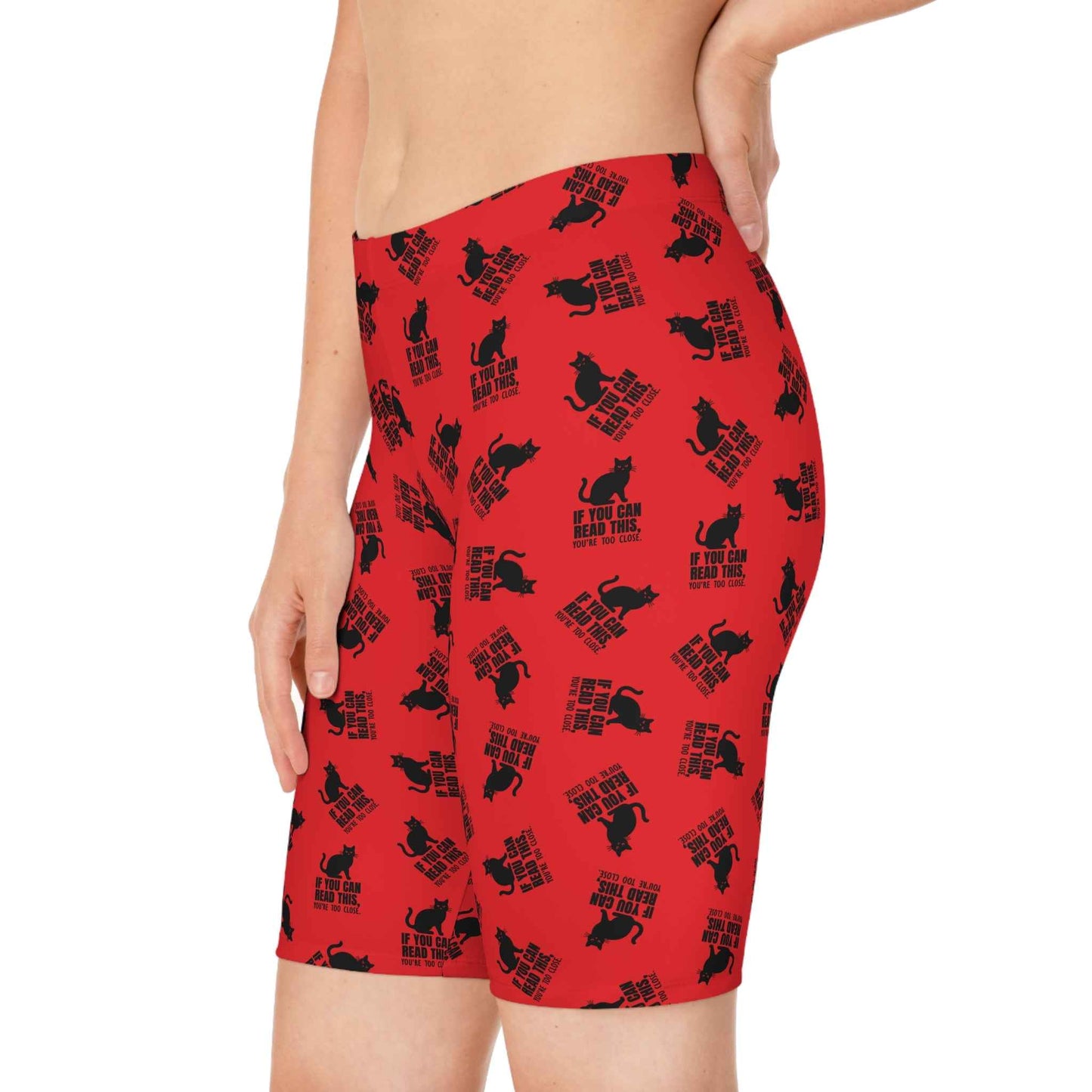 If You Can Read This Cat Cycling Shorts