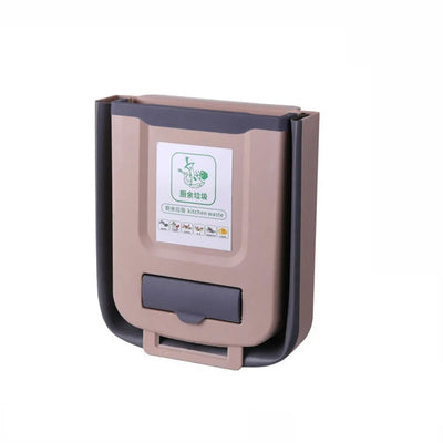 Kitchen Trash Can Portable Foldable Large Car Waste Bin For Bathroom Kitchen Cabinet Door Wall-mounted Kitchen Storage Boxes - Korvel