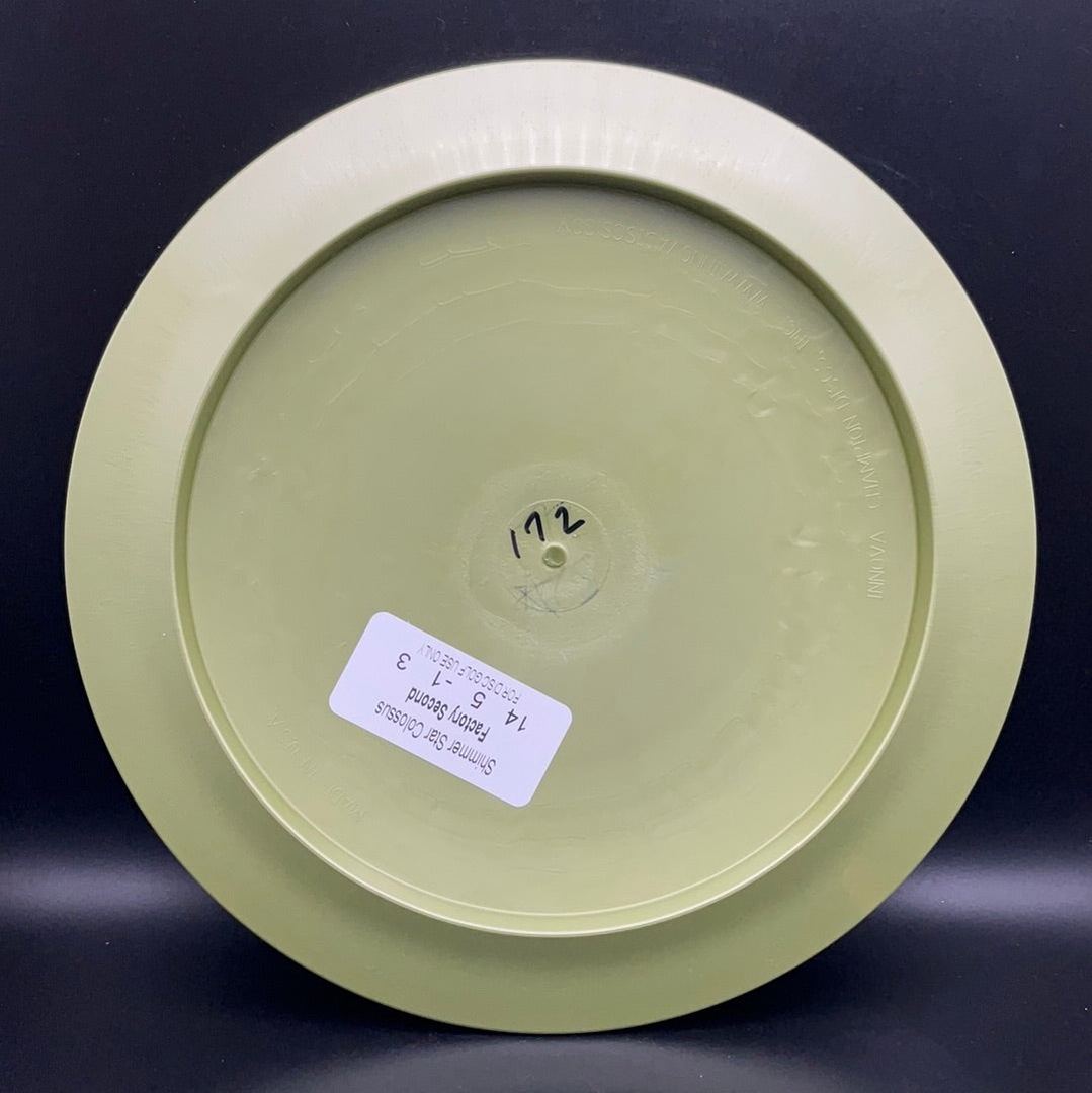 Shimmer Star Colossus - Tourney F2 Disc Golf Driver